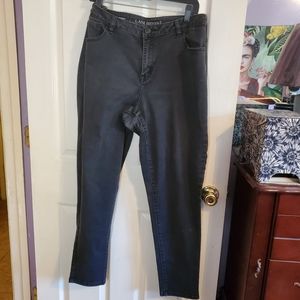 Lane Bryant Black Super Stretchy Skinny Jeans Size 18 EUC